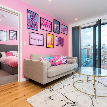 Maevela Apartments ☆ Pink Luxury Apartment With Balcony - Birmingham City Centre - 5 Min Walk From Bullring, Cube, Mailbox, New Street Station - Free Netflix & Wifi المظهر الخارجي الصورة